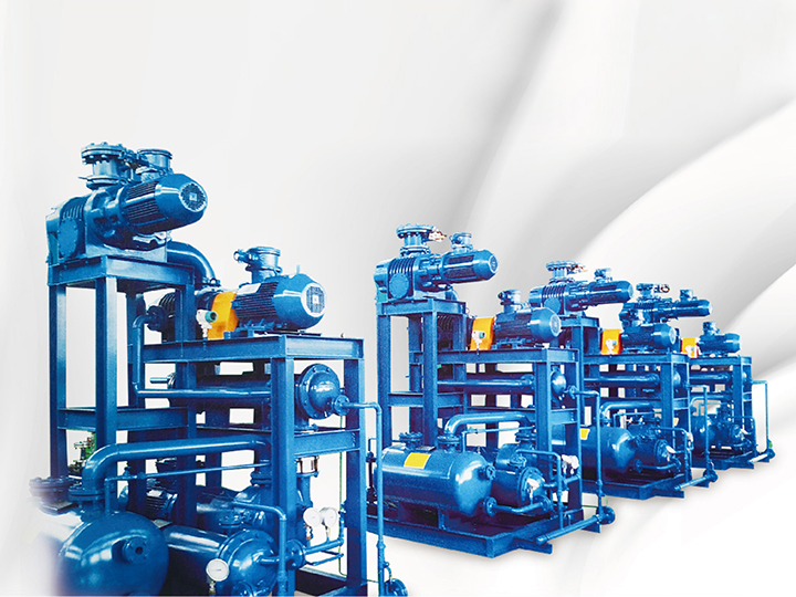 JZJLS型氣體循環冷卻羅茨泵+水環泵真空機組